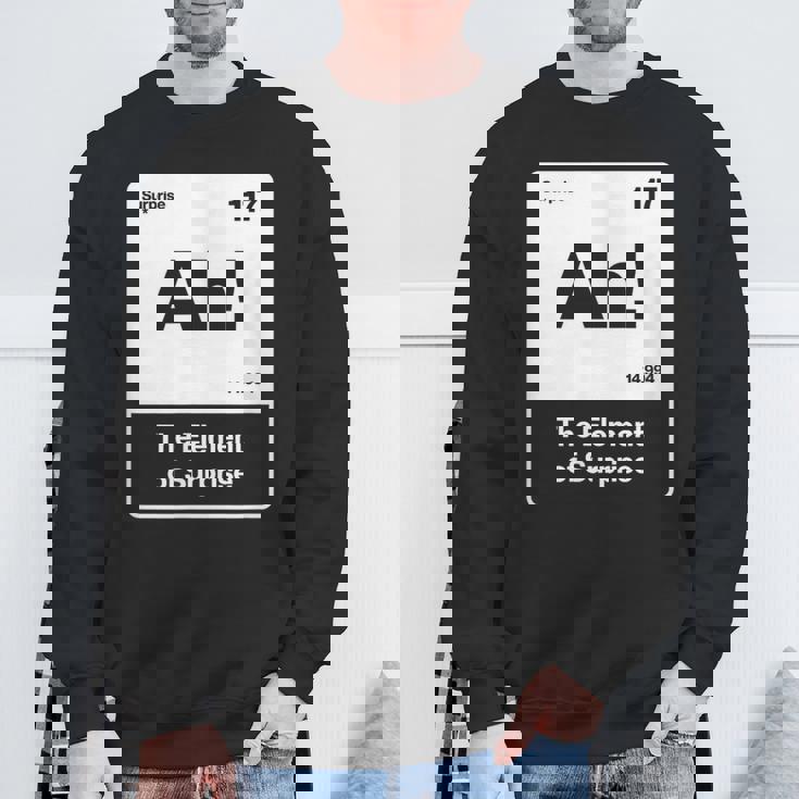 ああ驚きの要素 スウェットシャツ 高齢者への贈り物