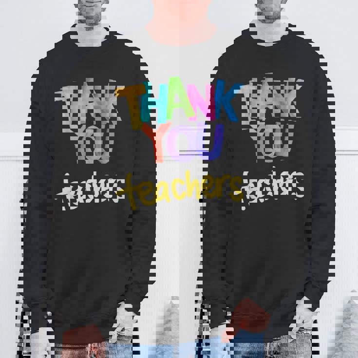 ありがとう 先生 感謝 卒業 スウェットシャツ 高齢者への贈り物