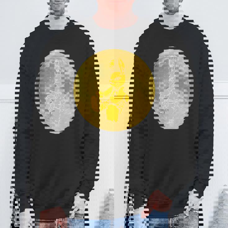 うさぎ星人 On The Yellow Moon スウェットシャツ 高齢者への贈り物