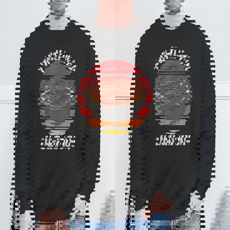 うなぎうどん好き うなぎうどんがうなぎうなぎ スウェットシャツ 高齢者への贈り物