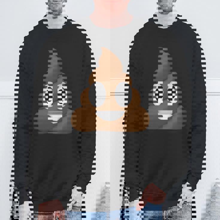 うんちパイル 笑顔 ハッピー うんちパイル うんちの渦 かわいい おもしろい 長袖tシャツ スウェットシャツ 高齢者への贈り物