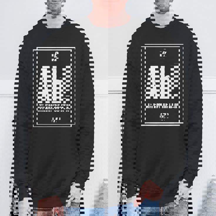 おったま Ah 元素デザイン おもしろ理系 サプライズ要素 42 ナンバー グラフィック スウェットシャツ 高齢者への贈り物