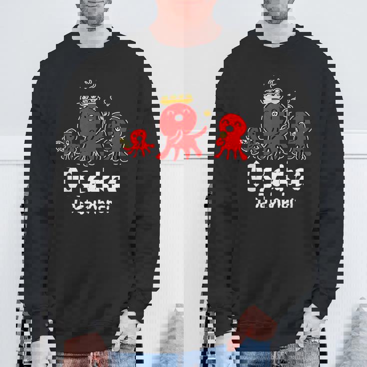 おもしろタコ たこ焼き 和食 大阪 日本旅行 スウェットシャツ 高齢者への贈り物