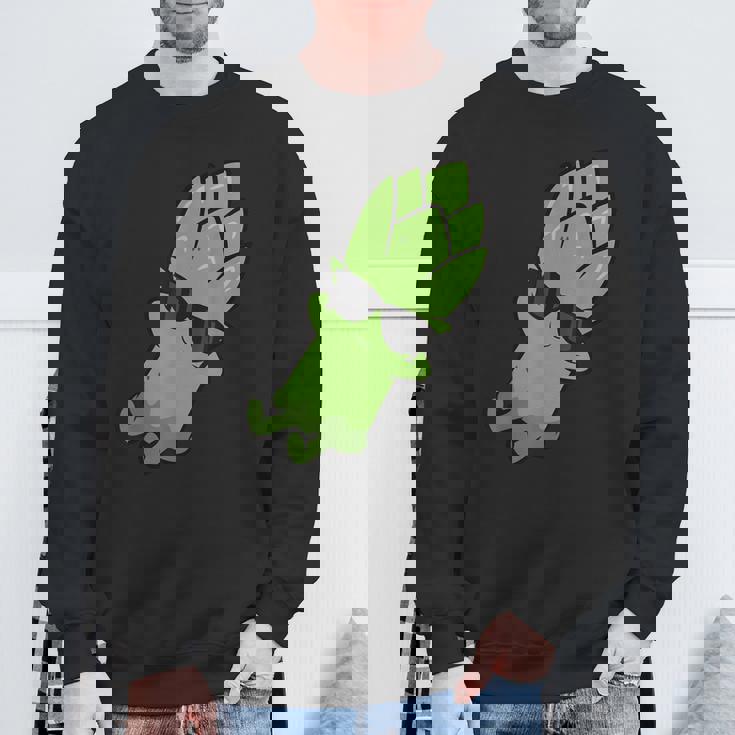 かわいいアスパラガス フルーツリラクシング レイジーアスパラガス スウェットシャツ 高齢者への贈り物