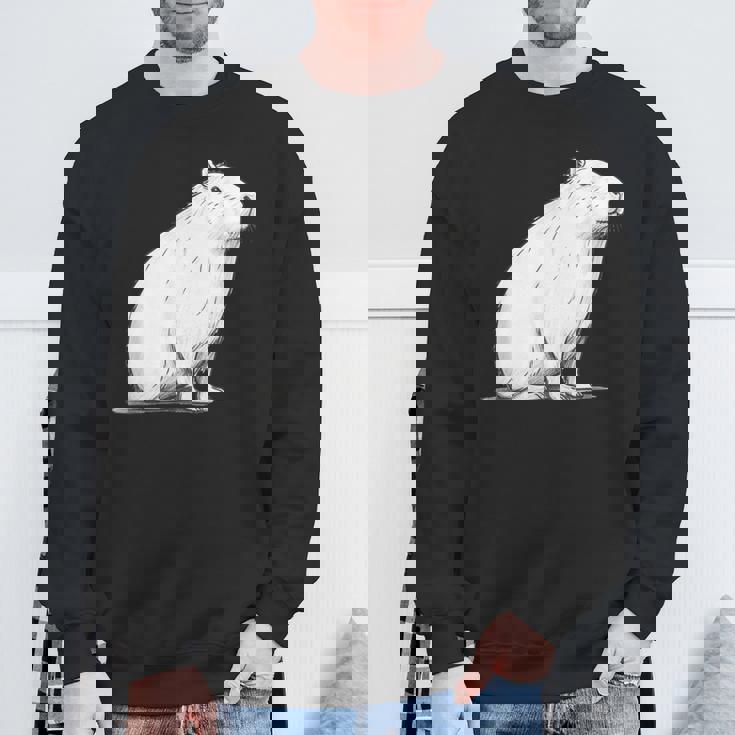 かわいいカピバラ カピバラ・カピバラ スウェットシャツ 高齢者への贈り物