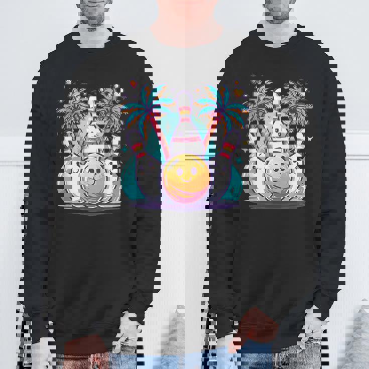 かわいいボウリングアート I キッズボウリング スウェットシャツ 高齢者への贈り物