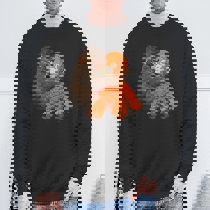 かわいいモンキーパンチ パンチ君 日本 ベイビーモンキー チームパンチ スウェットシャツ 高齢者への贈り物