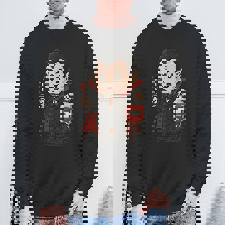 かわいい吸血鬼 Phlebotomy ジョーク 血液描画 看護師 静脈内科医 スウェットシャツ 高齢者への贈り物