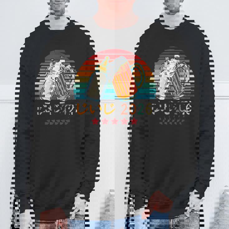 じいじ2026・おじいちゃんお知らせ・新生児のおじいちゃん・プレおじいちゃん スウェットシャツ 高齢者への贈り物