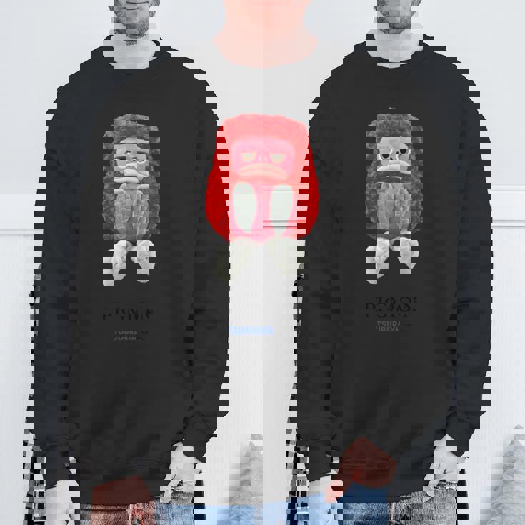 ぬいぐるみシリーズ ピグモン 長袖tシャツ スウェットシャツ 高齢者への贈り物