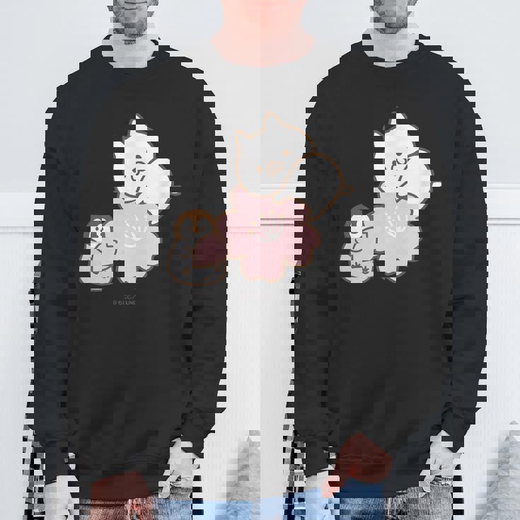 ねこぺん日和 桜 スウェットシャツ 高齢者への贈り物