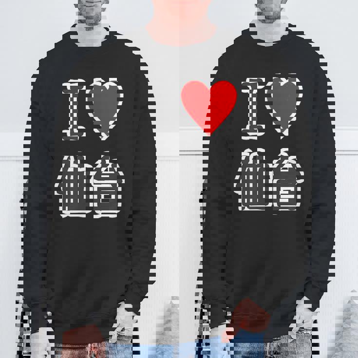 アイラブ・仙台《宮城》（I Love ハート）【47都道府県】Jimo-T ジモティ 地元愛 お土産 面白い スウェットシャツ 高齢者への贈り物