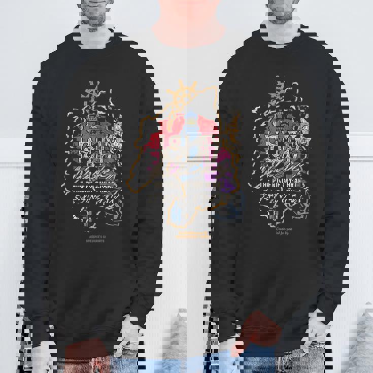 アイラ島シングルモルトファンのためのウイスキーデザイン ウイスキー 長袖tシャツ スウェットシャツ 高齢者への贈り物