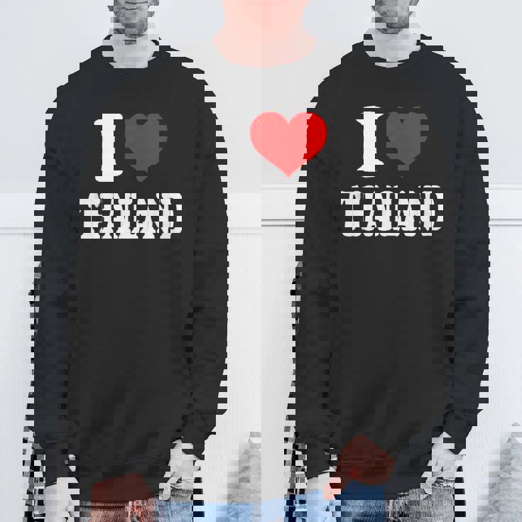 アイ・ラブ・タイランド スウェットシャツ 高齢者への贈り物