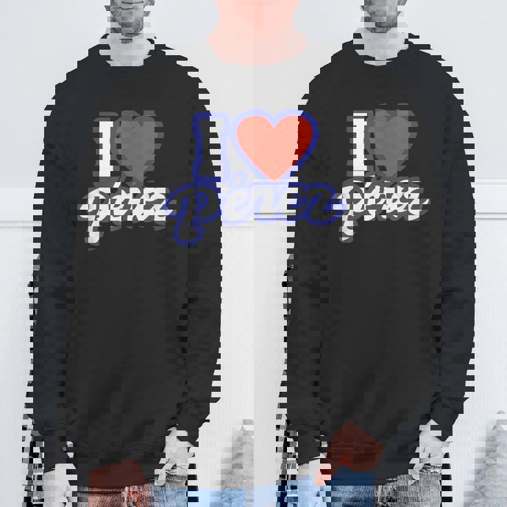 アイ・ラブ・ペレス スウェットシャツ 高齢者への贈り物