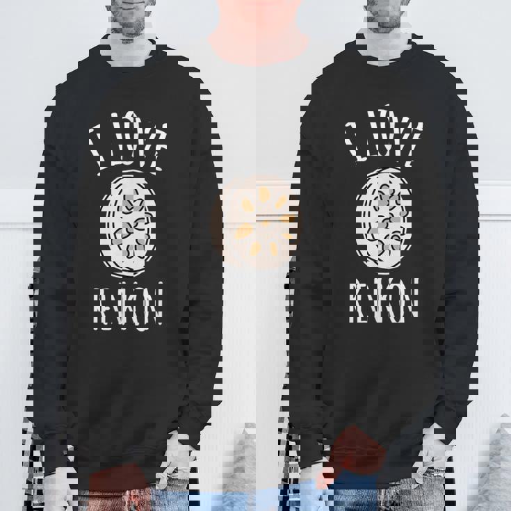 アイ・ラブ・レンコン スウェットシャツ 高齢者への贈り物