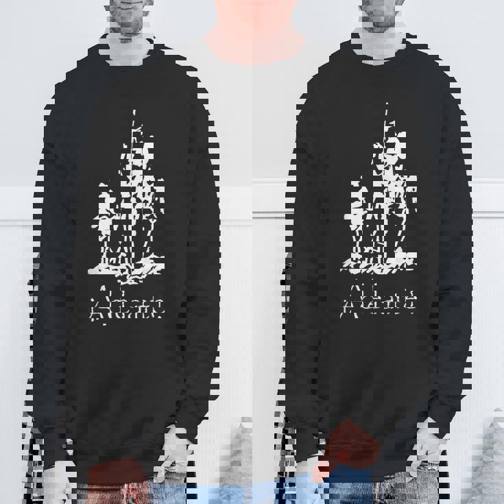 アデランテ ドン・キホーテ サンチョ・パンザ スウェットシャツ 高齢者への贈り物