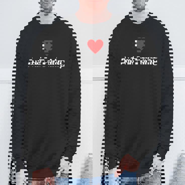 アナルトレーニングが大好き スウェットシャツ 高齢者への贈り物