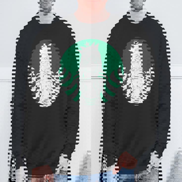 アニメスターセクシーセーラーグリーンマーメイドデザイン。 スウェットシャツ 高齢者への贈り物