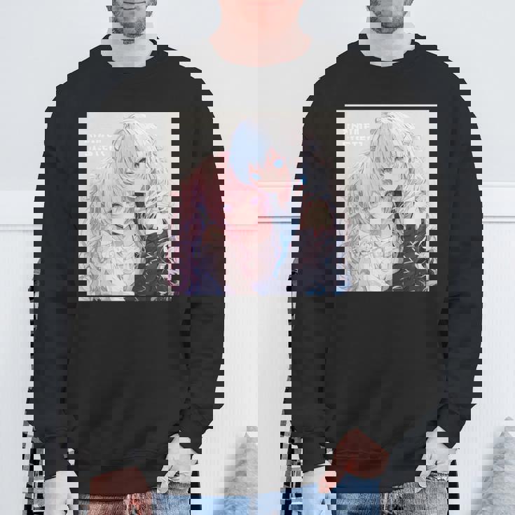 アニメ少女 姉オタク 長袖tシャツ スウェットシャツ 高齢者への贈り物