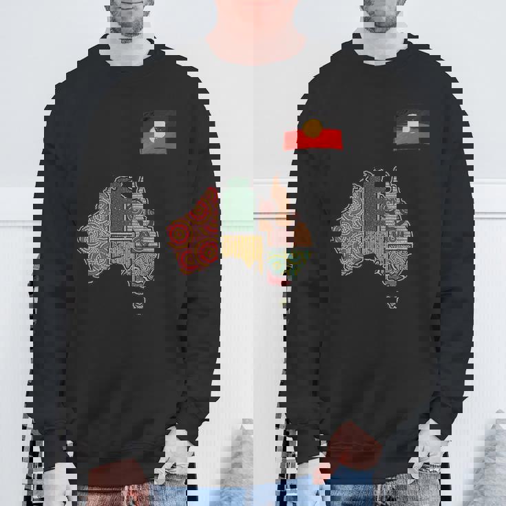 アボリジニ・アート・オーストラリア スウェットシャツ 高齢者への贈り物