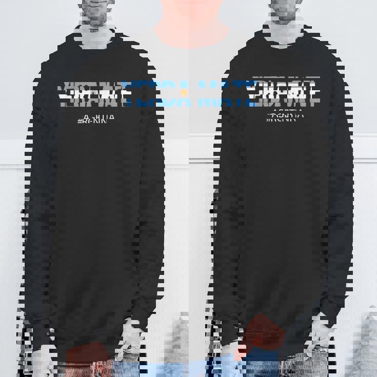 アルゼンチン アルゼンチン国旗 メンズ レディース Camisa Té Yerba Mate スウェットシャツ 高齢者への贈り物