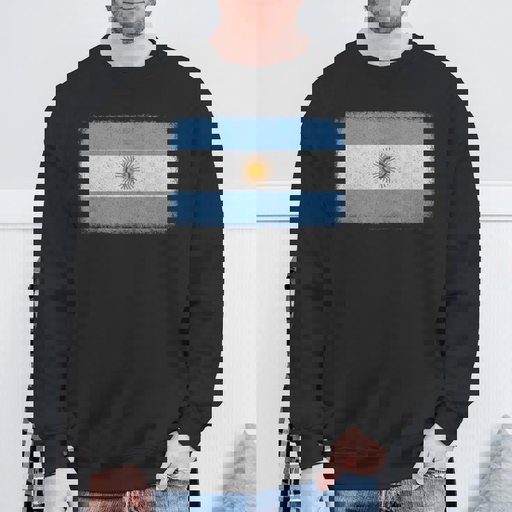 アルゼンチン国旗グラフィック メンズ レディース キッズ スウェットシャツ 高齢者への贈り物