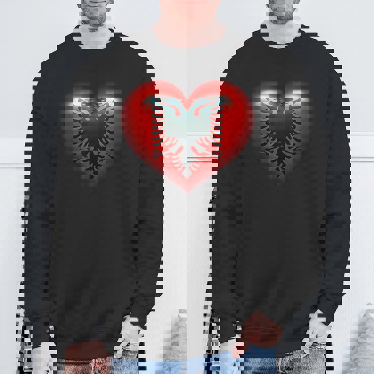 アルバニア国旗 イーグル ダブル レッド アルバニア シュキペ コソボ スウェットシャツ 高齢者への贈り物