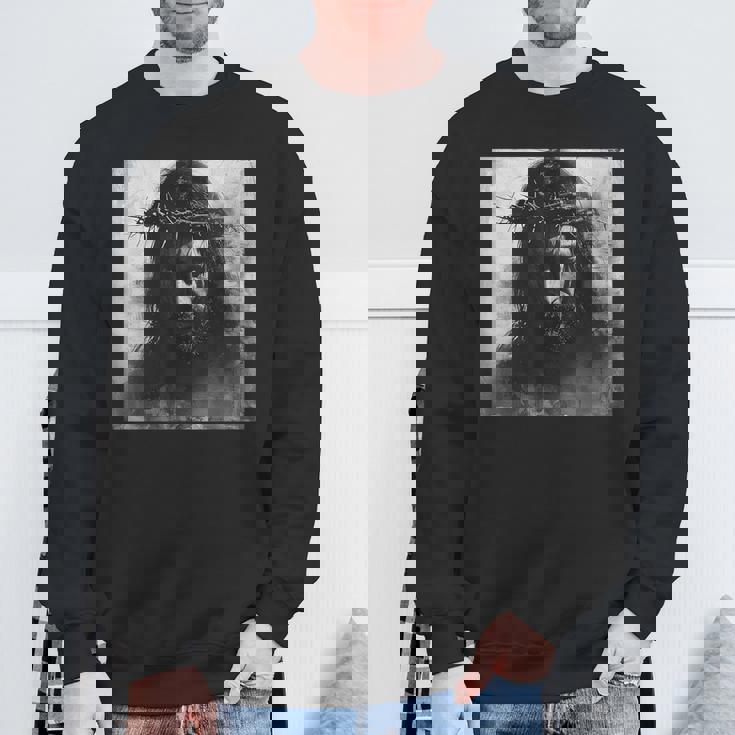 イエス、キリスト教、教会、キリスト、イエス スウェットシャツ 高齢者への贈り物