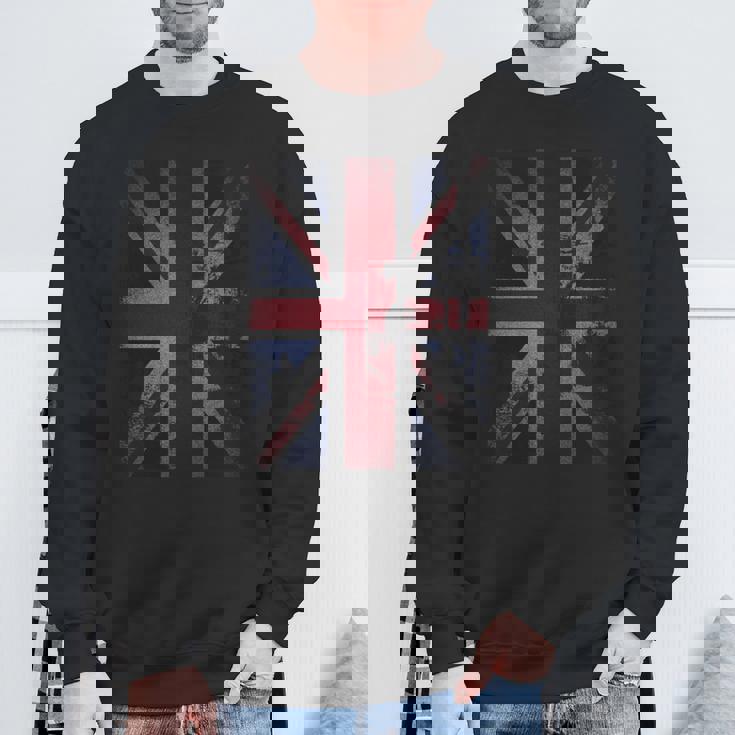 イギリス 国旗 ロンドン メンズ ユニオン ジャック イングランド ロック モッズ Army かっこいい Uk 長袖tシャツ スウェットシャツ 高齢者への贈り物