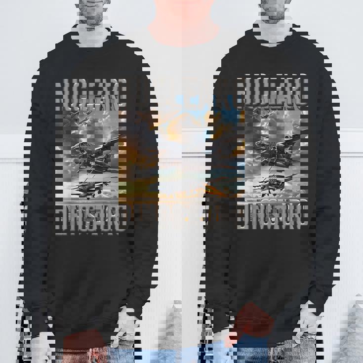 イタリア ブレイン ロット キャラクター ヌクレアロ 恐竜 キッズ ミーム スウェットシャツ 高齢者への贈り物