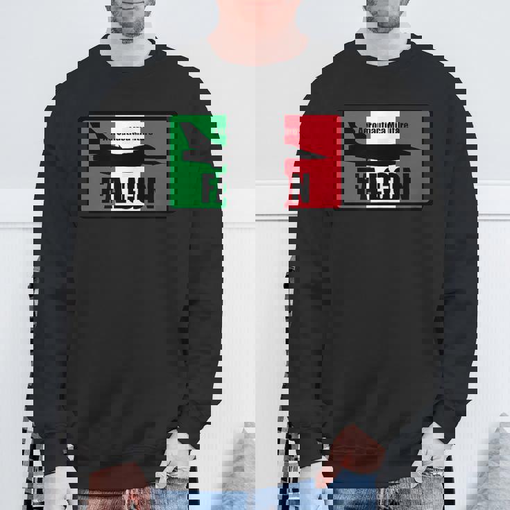 イタリアン F-16 ファルコンパッチ スウェットシャツ 高齢者への贈り物