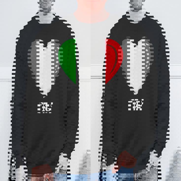 イタリア国旗シャツ スウェットシャツ 高齢者への贈り物