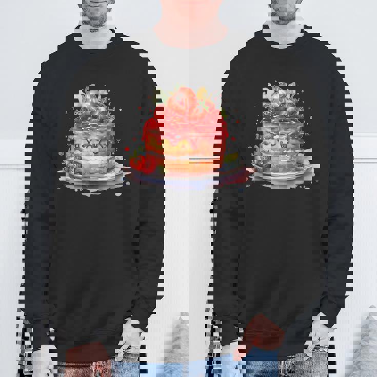 イチゴ サマーベーカリー キッチン パティシエ ストロベリーケーキ スウェットシャツ 高齢者への贈り物