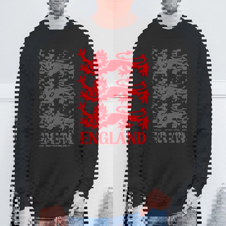 イングランドのスポーツファンのためのイングリッシュフットボールサッカーグラフィック スウェットシャツ 高齢者への贈り物