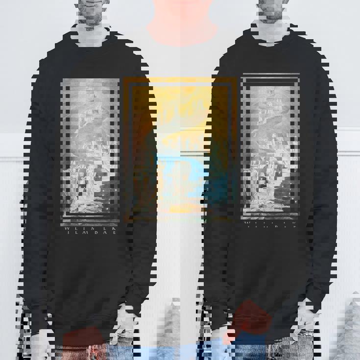 ウィリアム・ブレイク ジェイコブの梯子 芸術 象徴主義 神秘主義 魔法 William Blake Jacob スウェットシャツ 高齢者への贈り物