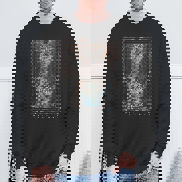 ウィリアム・ブレイク 赤い竜と海から来た獣 William Blake Red Dragon Beastea スウェットシャツ 高齢者への贈り物