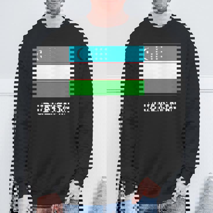 ウズベキスタン ウズベキスタン国旗 長袖tシャツ スウェットシャツ 高齢者への贈り物