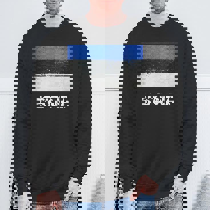 エストニア国旗tシャツ スウェットシャツ 高齢者への贈り物