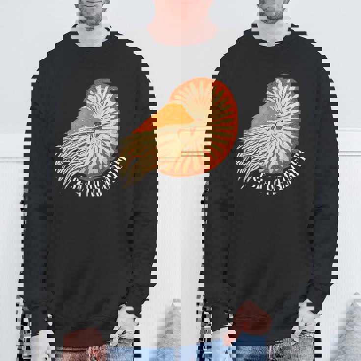 オウムガイ 海の生き物 太古の時代 海を救う スウェットシャツ 高齢者への贈り物