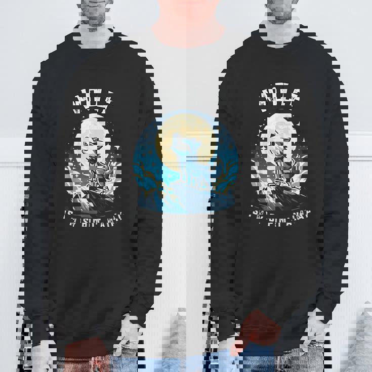 オオカミは私の精神 野生動物ファンのためのアニマル服 スウェットシャツ 高齢者への贈り物