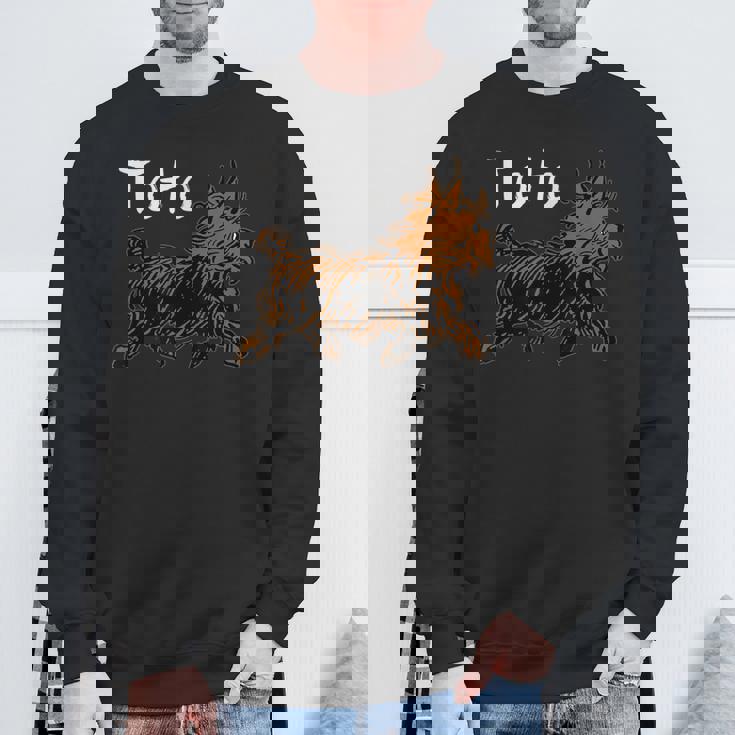 オズの魔法使いドッグシャツ アート-ドロシーの犬 Tototrutting スウェットシャツ 高齢者への贈り物