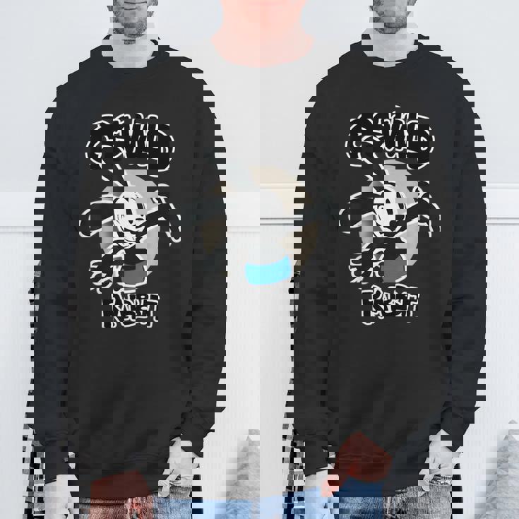 オズワルドラビット ヴィンテージ 漫画 バニー スウェットシャツ 高齢者への贈り物