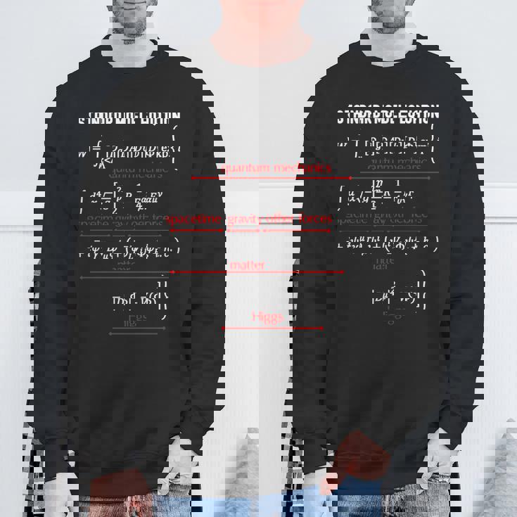 オタク標準模型方程式 物理学 数学科 先生 長袖tシャツ スウェットシャツ 高齢者への贈り物