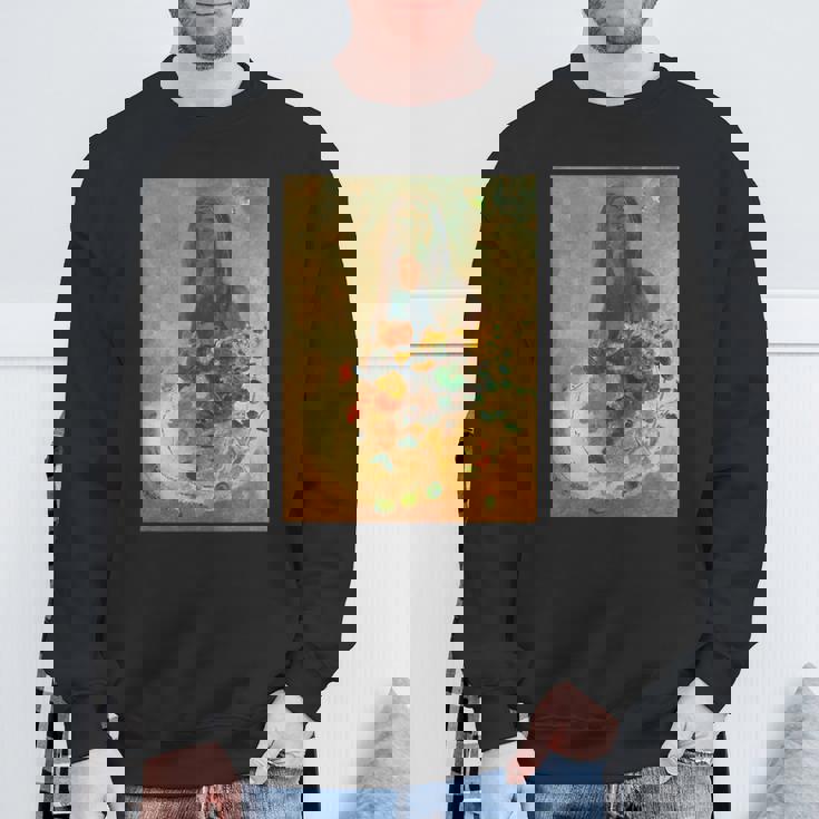 オディロン・ルドンによるミステリー スウェットシャツ 高齢者への贈り物