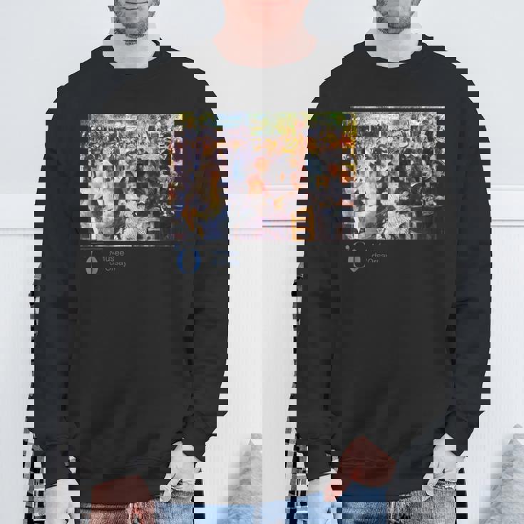 オルセー美術館パリ・ダンス・アット・ル・ムーラン・ド・ラ・ガレット・ルノワール スウェットシャツ 高齢者への贈り物