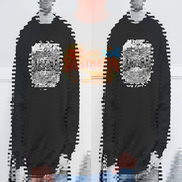 オーストラリアカンガルーコアラポインティングミーム オーストラリアのお土産 スウェットシャツ 高齢者への贈り物