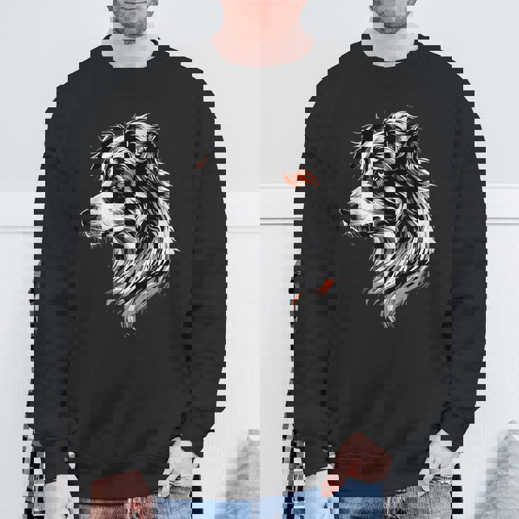オーストラリアン・シェパード・ドッグ愛好家はオージー・シェパードを愛する スウェットシャツ 高齢者への贈り物