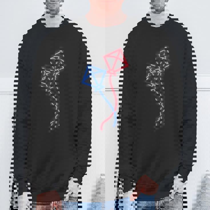 カイト フライング カイト ライディング ザ ウィンド カイト フライング プロフェッショナル スウェットシャツ 高齢者への贈り物