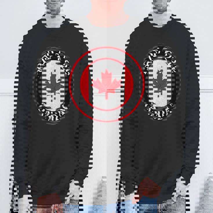 カナダ国旗tシャツ、カナダのtシャツ、カナダ国旗、カナダ地図 スウェットシャツ 高齢者への贈り物